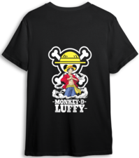 Monkey. D. Luffy LOOM Oversized T-Shirt - Black