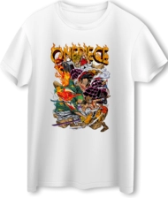 One Piece Anime LOOM Oversized T-Shirt - Off White