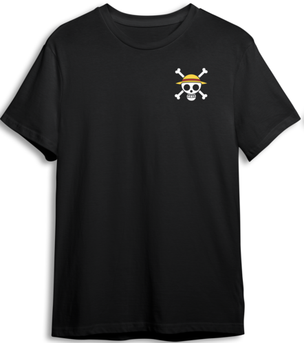 One Piece Compass LOOM Oversized T-Shirt - Black