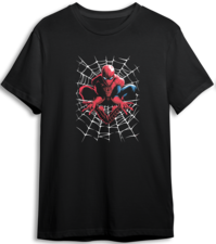 Spider-Man LOOM Oversized T-Shirt - Black (97443)