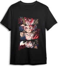 Anime LOOM Oversized T-Shirt - Black