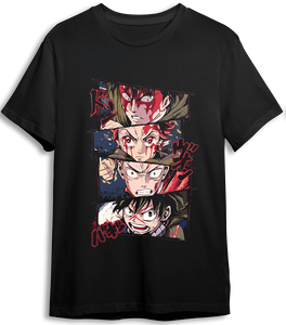 Anime LOOM Oversized T-Shirt - Black