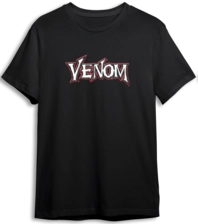 Spider-Man Venom LOOM Oversized T-Shirt - Black