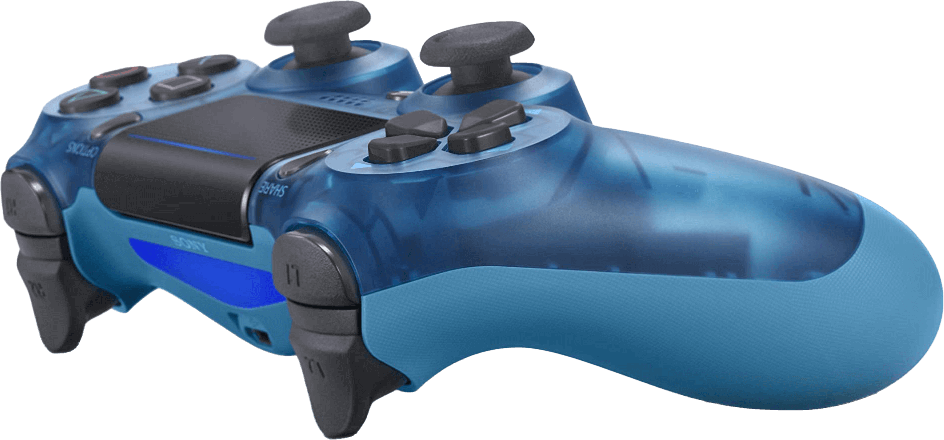 DUALSHOCK 4 PS4 Controller - Crystal Blue - Used – image 2