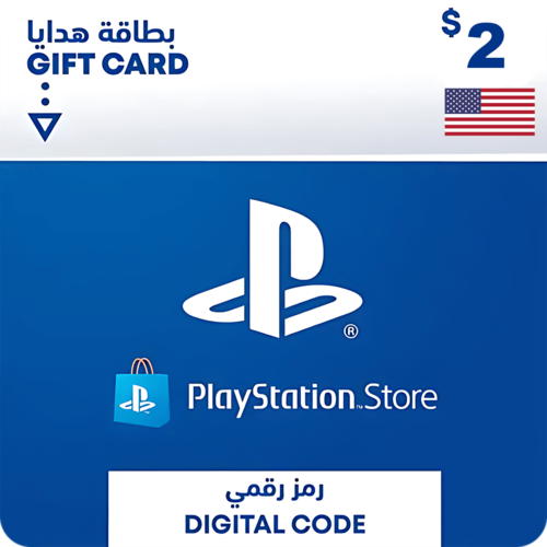 PSN PlayStation Store Gift Card $2 (USA)