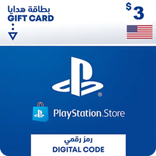 PSN PlayStation Store Gift Card $3 (USA) (97510)