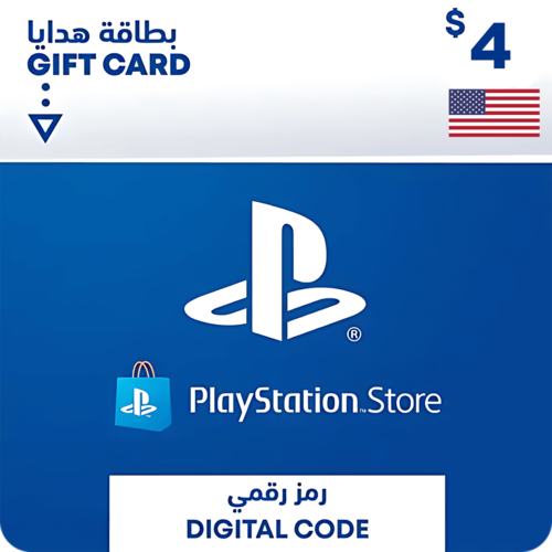 PSN PlayStation Store Gift Card $4 (USA)