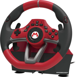 Mario Kart Racing Wheel Pro Deluxe for Nintendo Switch - Red and Black