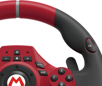Mario Kart Racing Wheel Pro Deluxe for Nintendo Switch - Red and Black  for sale in Egypt from Games2Egypt