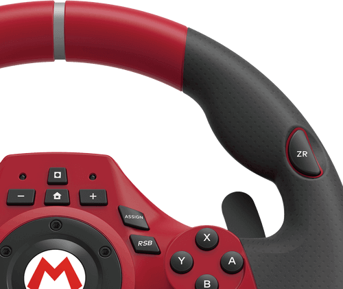 Mario Kart Racing Wheel Pro Deluxe for Nintendo Switch - Red and Black  for sale in Egypt from Games2Egypt