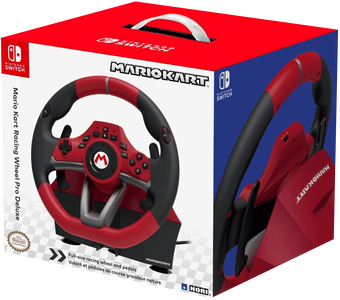 Mario Kart Racing Wheel Pro Deluxe for Nintendo Switch - Red and Black  for sale in Egypt from Games2Egypt