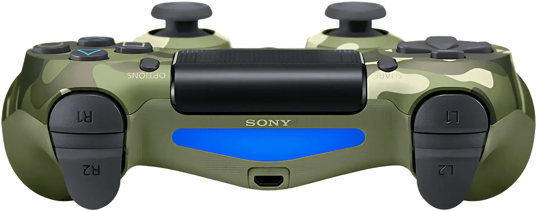 DUALSHOCK 4 PS4 Controller - Green Camouflage   for sale in Egypt from Games2Egypt