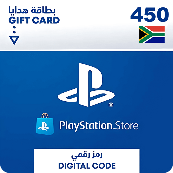 بطاقة شحن بلايستيشن ستور 450 راند - جنوب أفريقيا  للبيع في مصر من خلال Games2Egypt