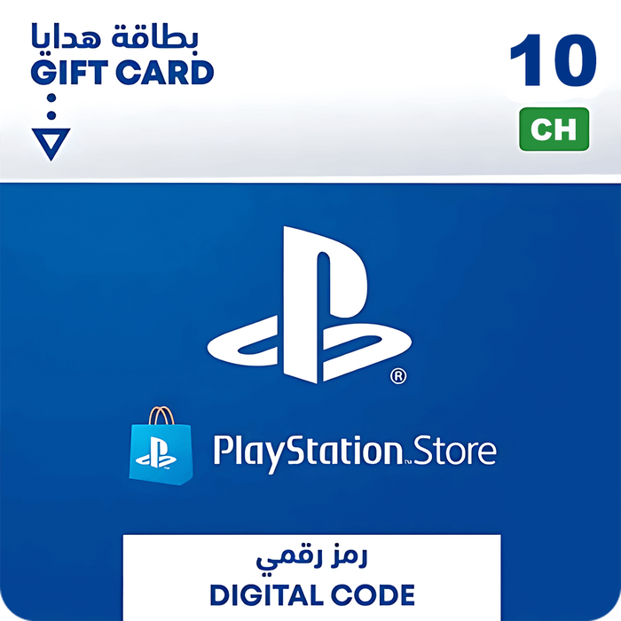 بطاقة شحن بلايستيشن ستور 10 فرنك - سويسرا  للبيع في مصر من خلال Games2Egypt