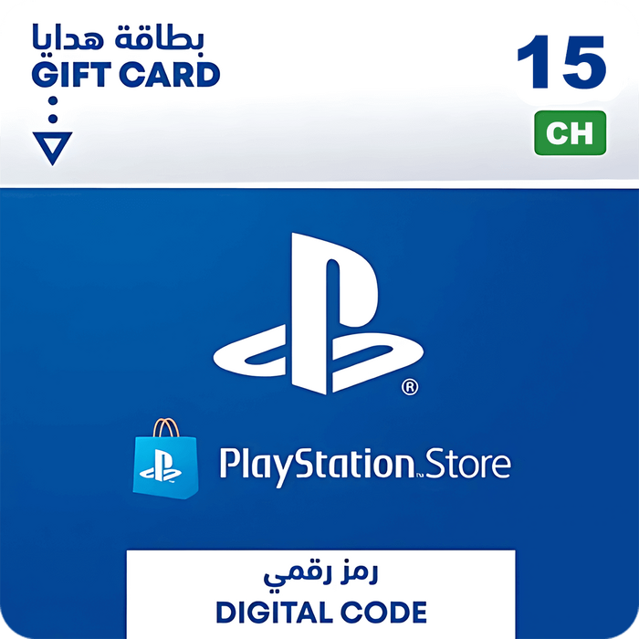 بطاقة شحن بلايستيشن ستور 15 فرنك - سويسرا  للبيع في مصر من خلال Games2Egypt