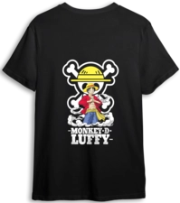 Monkey. D. Luffy LOOM Oversized T-Shirt - Black