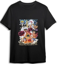 One Piece LOOM Oversized T-Shirt - Black  for sale in Egypt from Games2Egypt