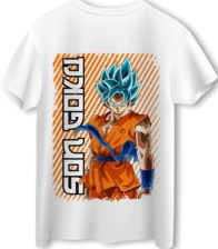 Dragon Ball Goku LOOM Oversized T-Shirt - Off White  for sale in Egypt from Games2Egypt