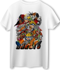 Naruto Shippuden LOOM Oversized T-Shirt - Off White  for sale in Egypt from Games2Egypt