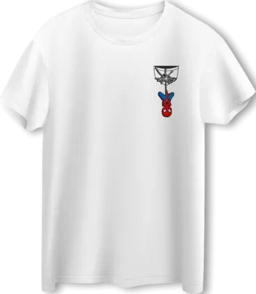 Spider-Man Logo LOOM Oversized T-Shirt - Off White