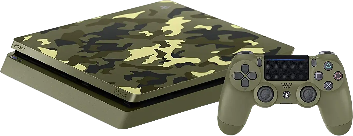 PlayStation 4 Console Slim 500GB - Camouflage - Used – image 2