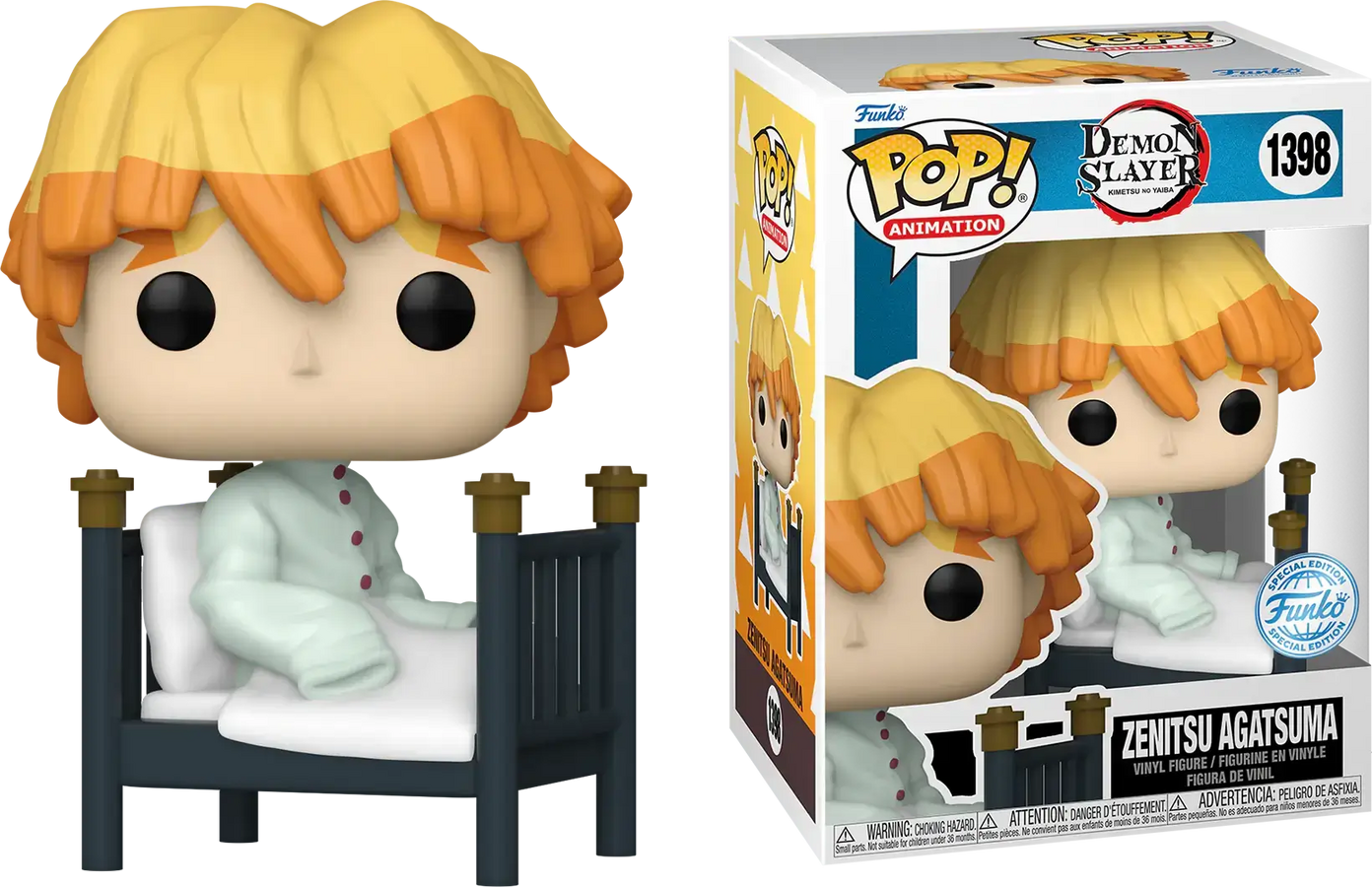 Funko Pop! Animation: Demon Slayer - Zenitsu Recovering (Exc) – image 3