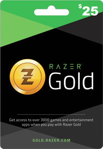 Razer Gold 25$ Global Gift Card -  for sale in Egypt from Games2Egypt