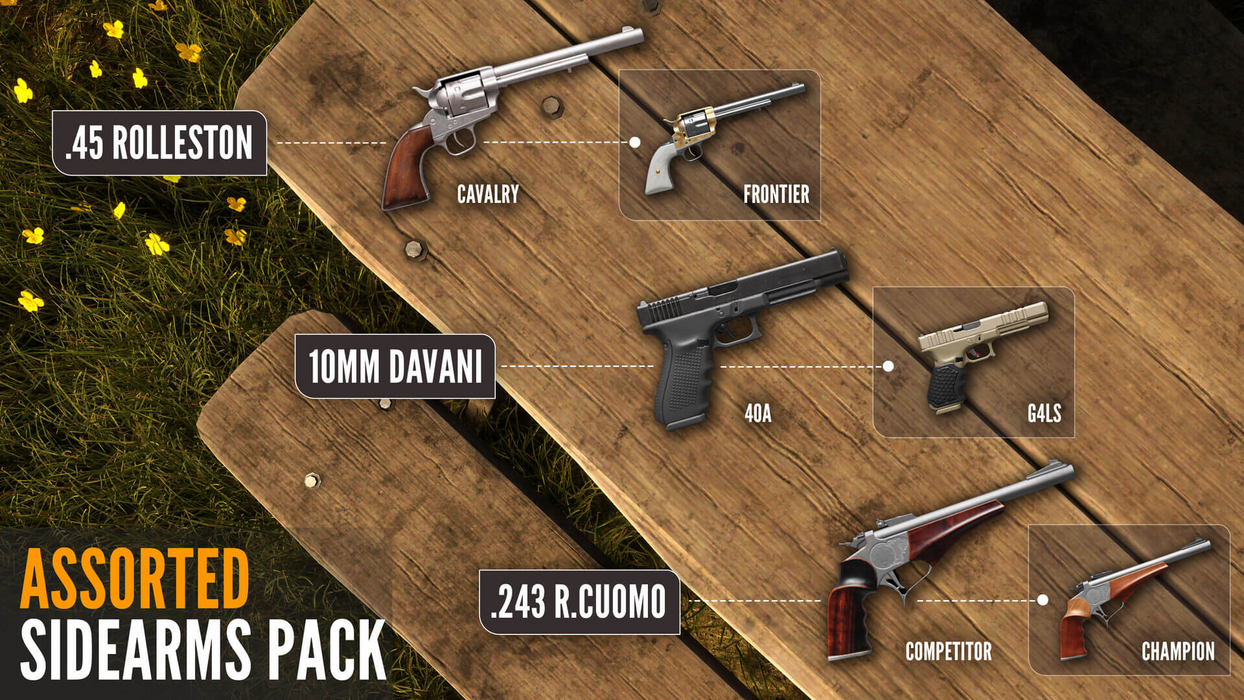 theHunter: Call of the Wild™ - Assorted Sidearms Pack  للبيع في مصر من خلال Games2Egypt