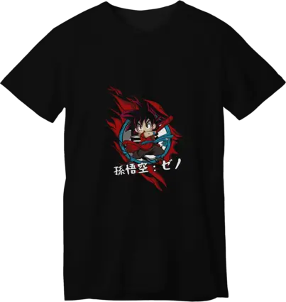 Dragon Ball Young Goku LOOM Kids Anime T-Shirt