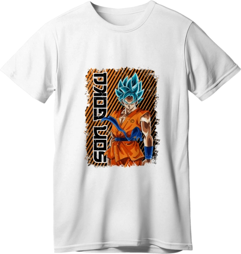 Dragon Ball Super Saiyan Blue Goku LOOM Kids Anime T-Shirt