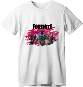 Fortnite Squad LOOM Kids Gaming T-Shirt White