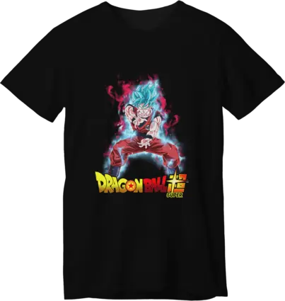 Dragon Ball Super Saiyan Goku LOOM Kids Anime T-Shirt