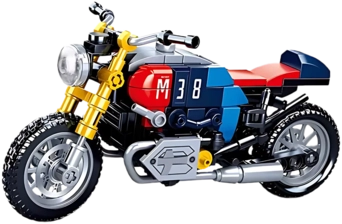 Sluban Model Bricks-Motorcycle Building Blocks - 197 PCS