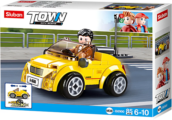Sluban Town - Sport Car Building Blocks - 85 PCS