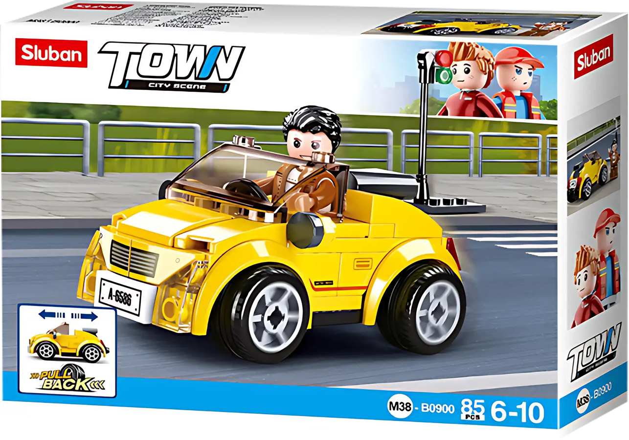 Sluban Town - Sport Car Building Blocks - 85 PCS