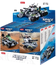 Sluban Space War 4 into 1 Building Blocks (Assorted 1 Pack)