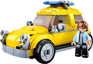 Sluban M38-B0706C Model Bricks-Beetle Car Building Blocks