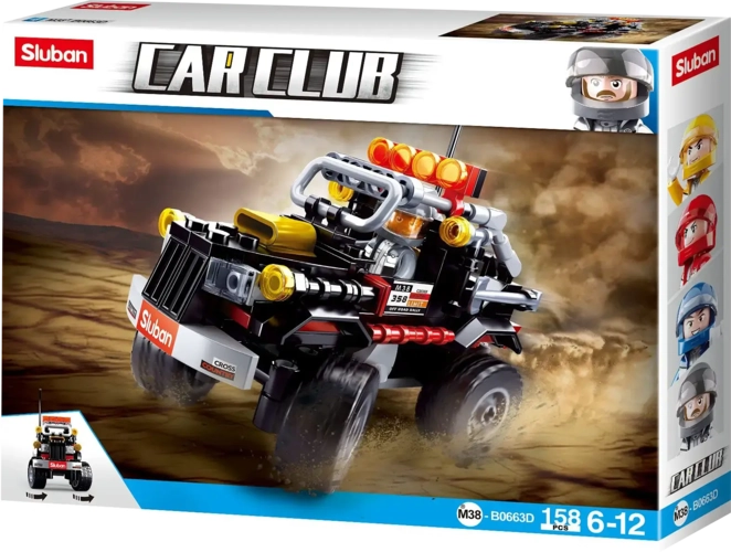 Sluban M38-B0663D Car Club-Offroad Building Blocks