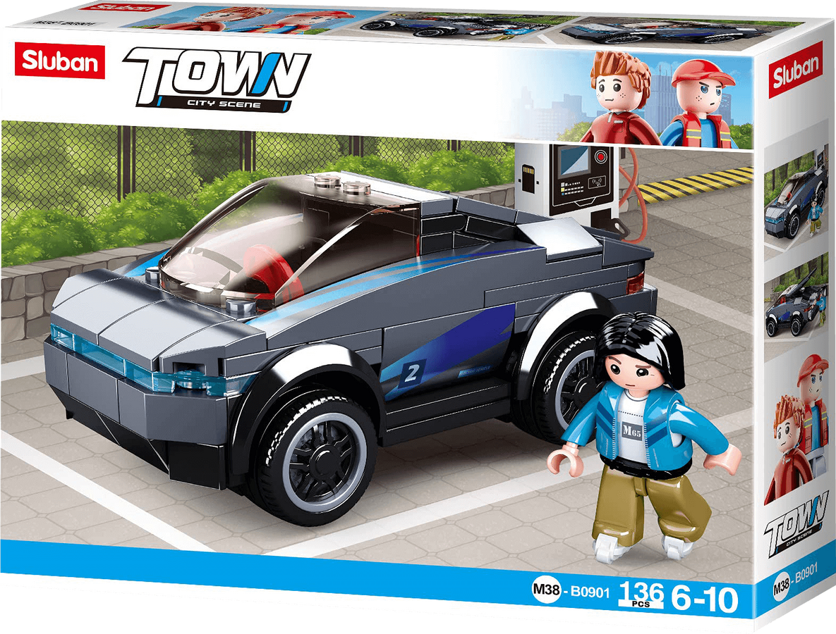 Sluban M38-B0901 Town - Electric Car Building Blocks