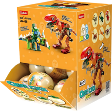 Sluban Qbricks Egg-Dino 12 Into 1 Building Blocks (1 Egg) 