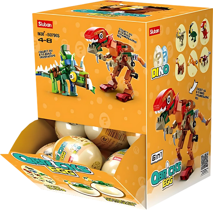 مكعبات مجسم بيض ديناصور 12 في 1 من سلوبان (قطعة واحدة)  للبيع في مصر من خلال Games2Egypt