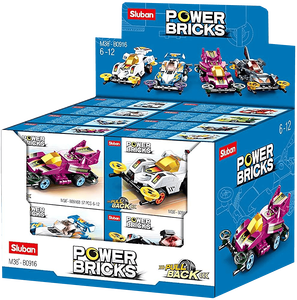 Sluban M38-B0916 Power Bricks- Pull Back Car Building Blocks (Assorted 1 Pack) -  for sale in Egypt from Games2Egypt