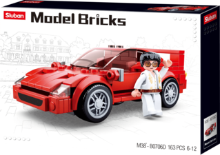 Sluban M38-B0706D Model Bricks-F40 Car Building Blocks