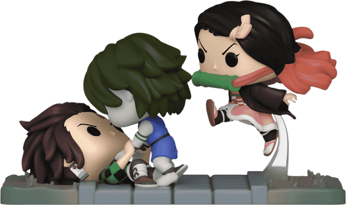 Funko POP! Moments - Anime: Demon Slayer - Tanjiro & Nezuko vs. Temple Demon (Exc)