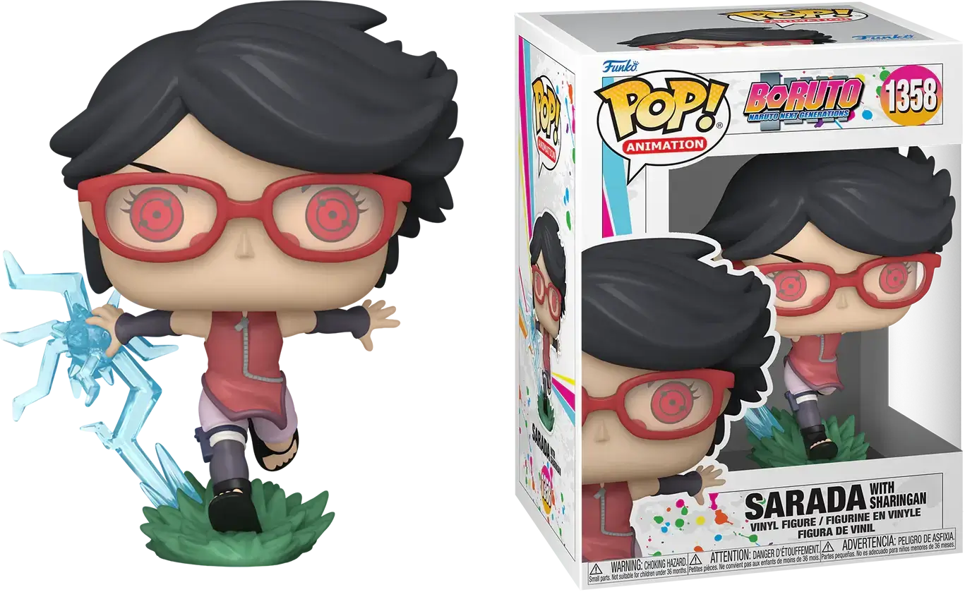 Funko Pop! Anime: Naruto - Boruto - Sarada with Sharingan – image 3