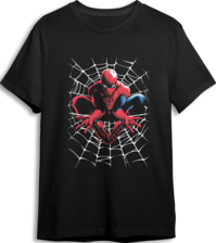 Spider-Man LOOM Oversized T-Shirt - Black (99799)